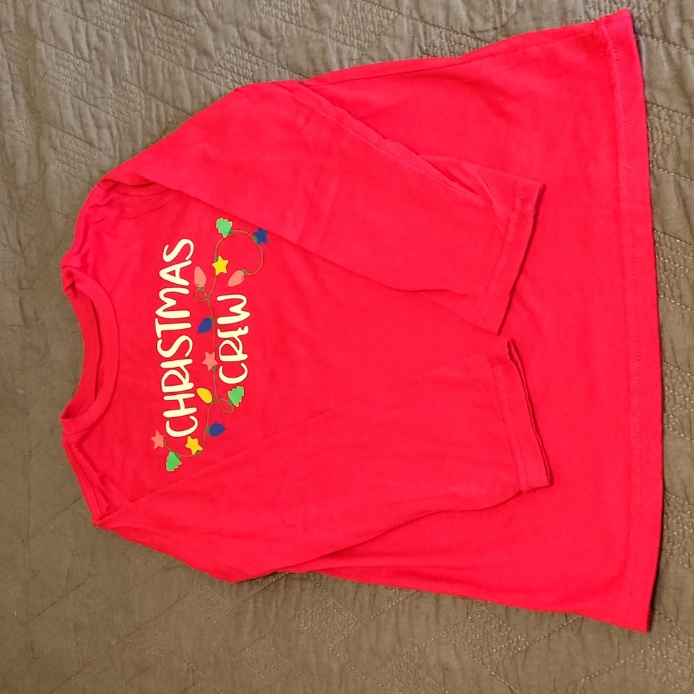 Christmas Crew kids long sleeve t-shirt